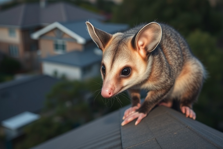 Possum in Bayswater residential area