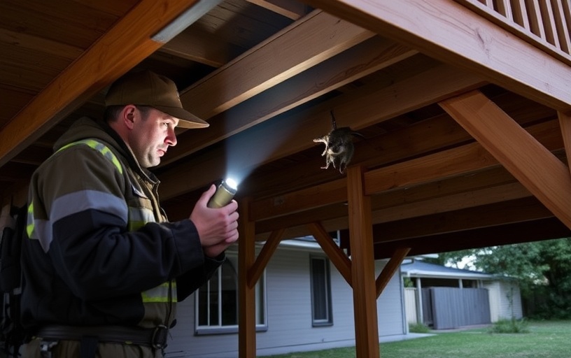 Under Deck Possum Removal in Bayswater